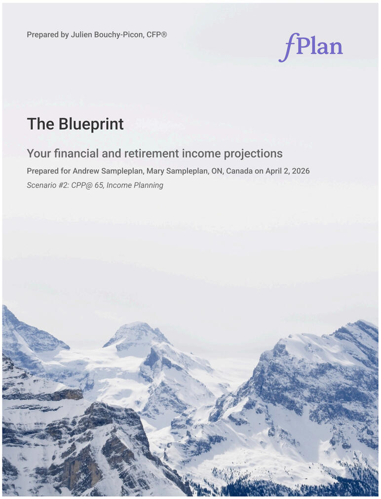 Sample Financial Plan Preview